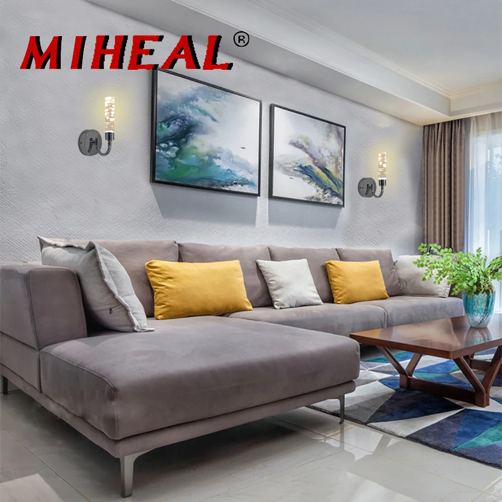 Современный Креативный настенный светодиодный светильник комнатные настенные