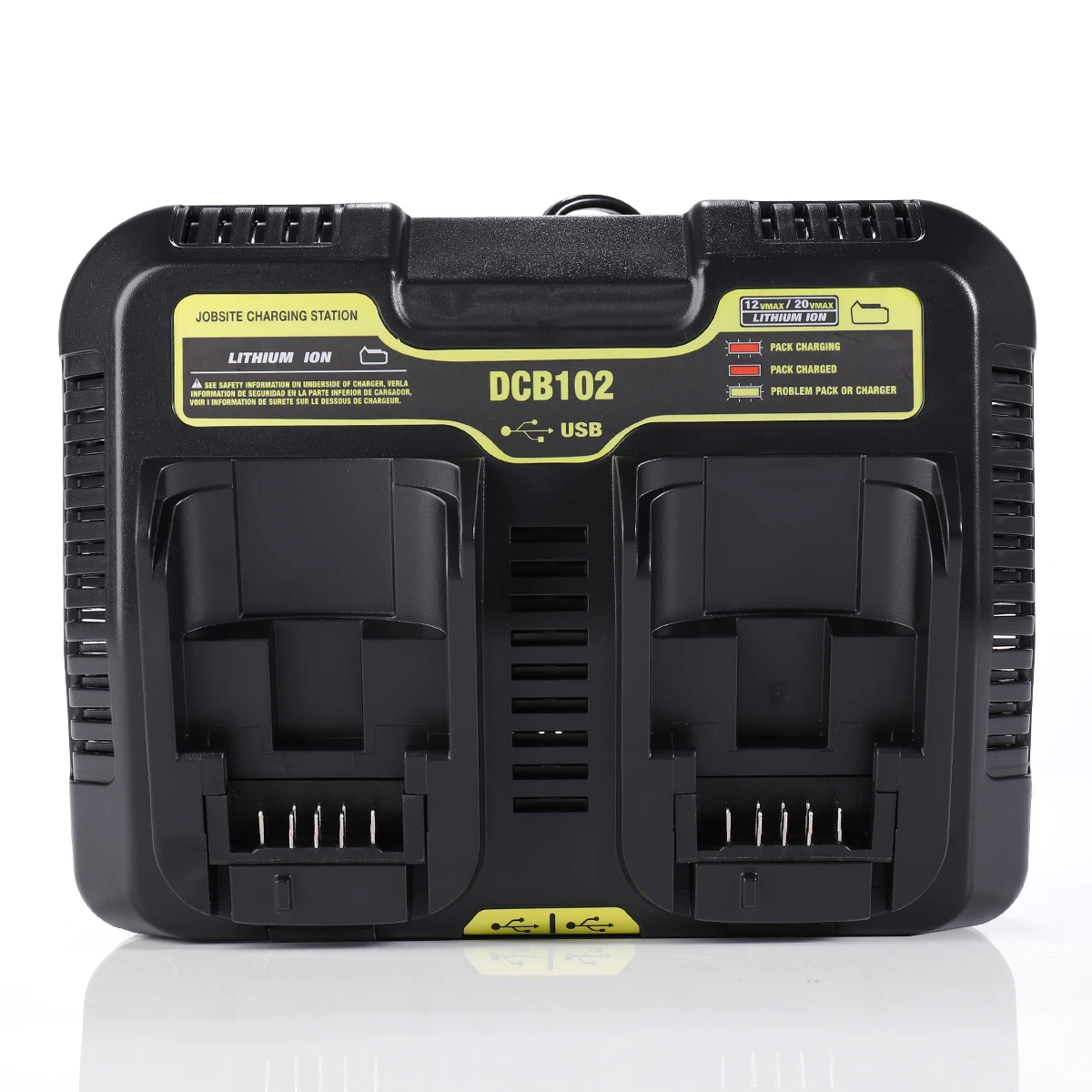 Зарядное устройство DCB102 для аккумуляторов Dewalt 10 8 В 12 14 4 18 в 20 DCB200 DCB101 DCB115 DCB107 DCB105
