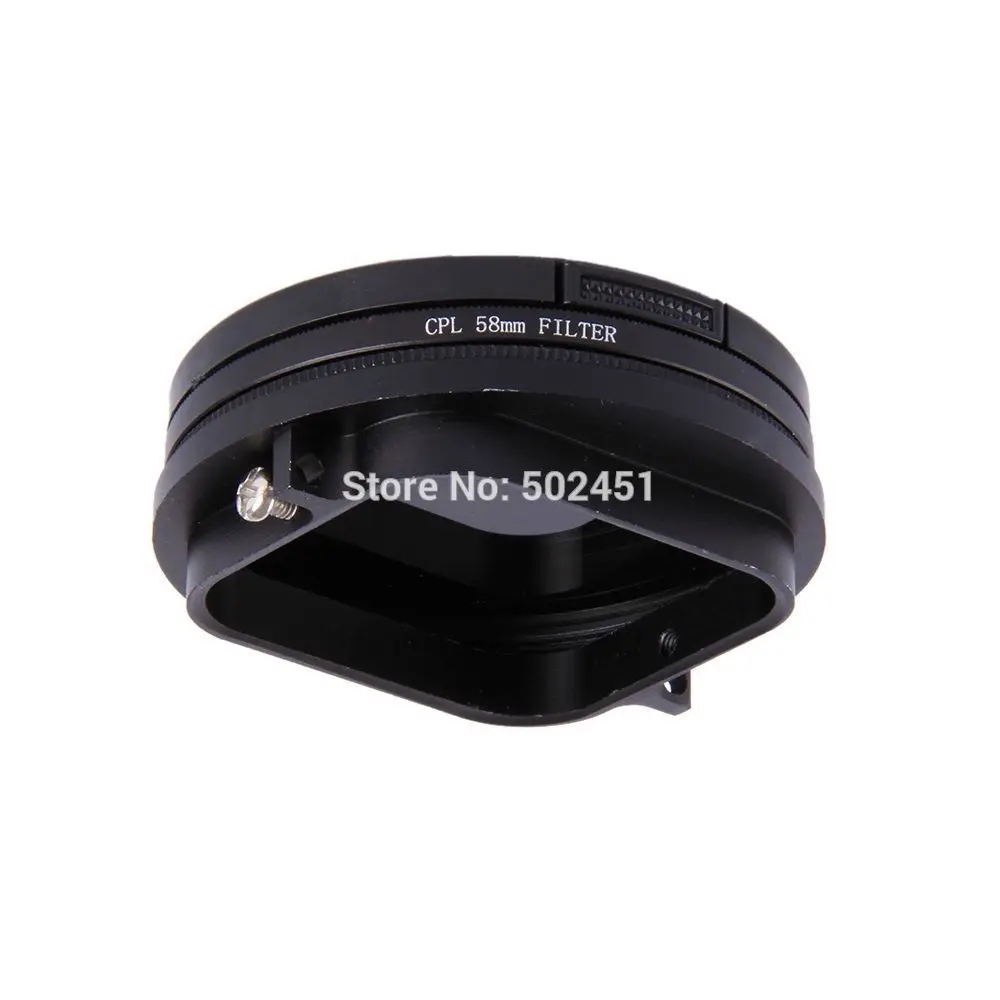 for GoPro 4 CPL 52 m/58 мм CPL/UV фильтр для камеры+ адаптер+ защита объектива для GoPro Hero 3 3+ 4 5 6 7 черный аксессуары для экшн-камеры - Цвет: for GoPro 4 CPL