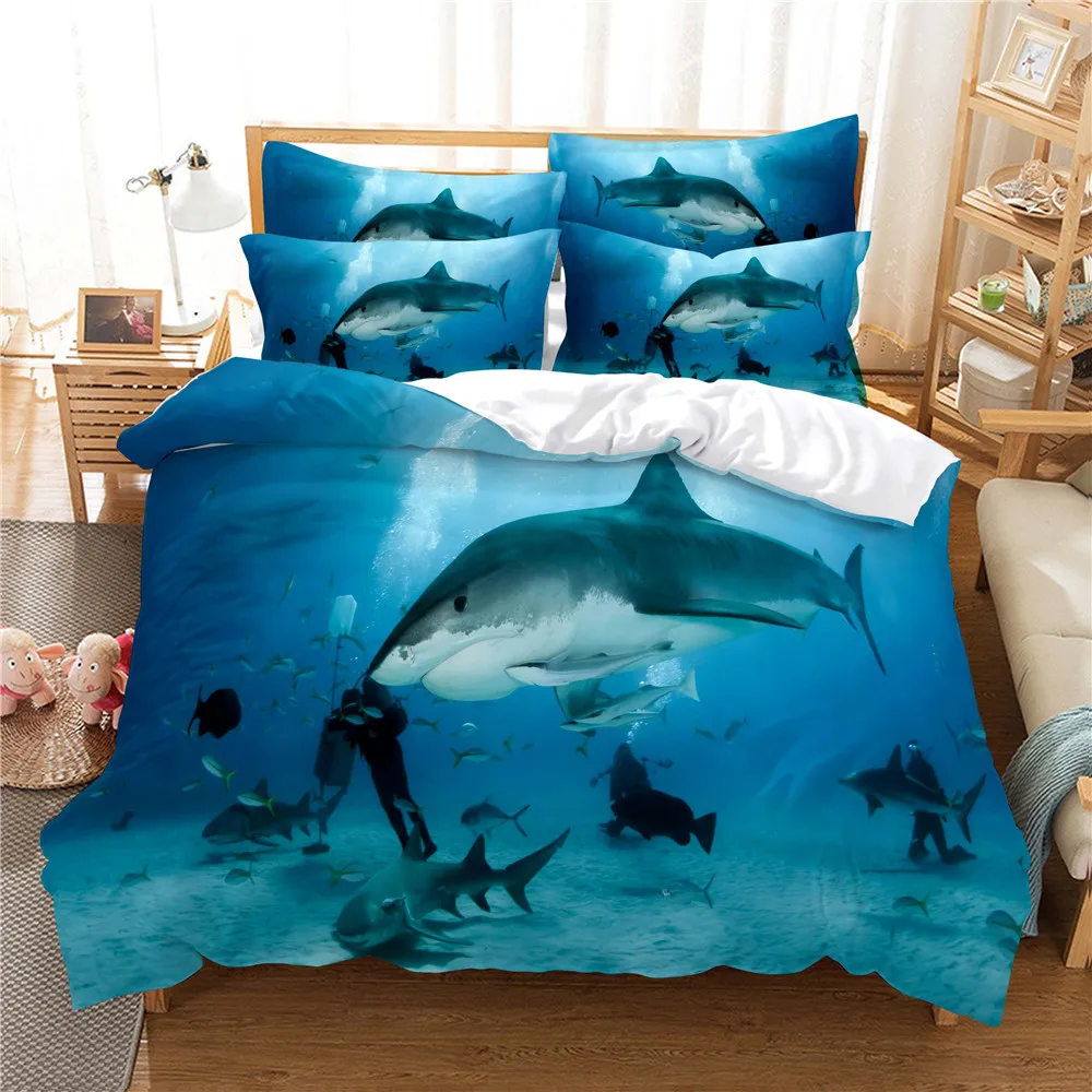 

3D Sea Bedding Set Queen Bedding Duvet Cover Set Bedding Set Bed Cover Cotton Queen Bedroom Bed Cover Set Bed Set Bedding