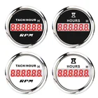 Новый УФ-фильтр 52 мм с цифровой счетчик для мотоцикла, МОРСКОЙ лодочный мотор Тахометр RPM Тахометр Счетчик моточасов время Калибр 12V 24V аксессуары