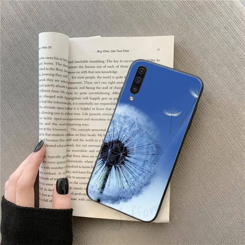 

Dandelion Ink Drawing flower Phone Case For Samsung galaxy A S note 10 7 8 9 20 30 31 40 50 51 70 71 21 s ultra plus