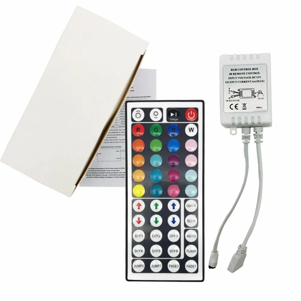 Светодиодный rgb-контроллер с 44 клавишами ИК-пульт дистанционного управления DC12V