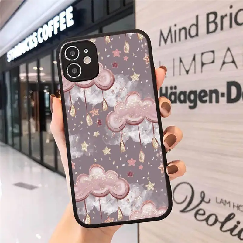 

sky constellation space moon Phone Case Matte Transparent for iPhone 7 8 11 12 s mini pro X XS XR MAX Plus cover funda