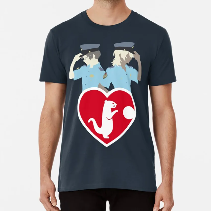 Футболка Sarazanmai Reo & Mabu Аниме Манга sarazanmai Минималистичная футболка kuji You jinnai enta yasaka