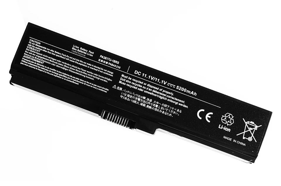 Golooloo 6 ячеек Аккумулятор для ноутбука Toshiba PA3817U/PA3818U-1BRS PABAS227/228 Satellite L750/03C L750D-038/14E/14F/14G/BT5N11