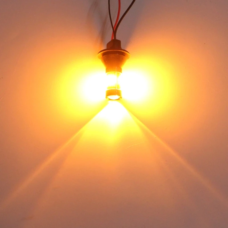 

2 шт., двухцветсветильник Светодиодные поворотники T20 7440 96-светодиодный 3014 50 Вт