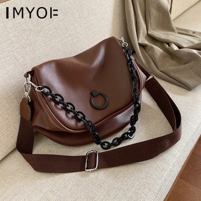 Мягкая женская дизайнерская сумка из искусственной кожи модная вместительная на