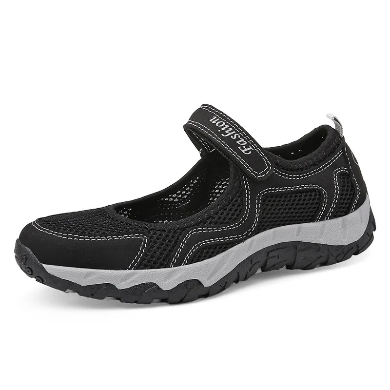 

women Large size shoes 2021 hollow mesh soft sole casual shoes non slip flat shoes light sneakers women Zapatos De Mujer