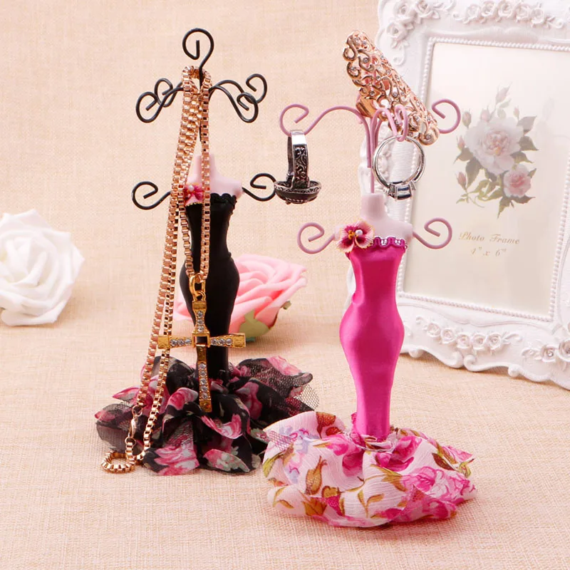 

Lady Mannequin Holder Earring Bracelet Necklace Jewelry Model Display Stand