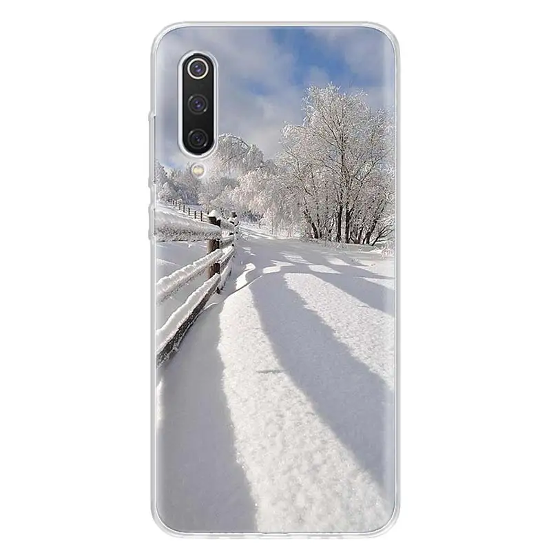 Landscape Winter Light Snow Luxury Phone Case For Xiaomi Redmi 9 9T 9C 9A 8A 8 7A 7 6A 6 10X 10C 10A 10 Prime S2 K40 K30 K20 Pro