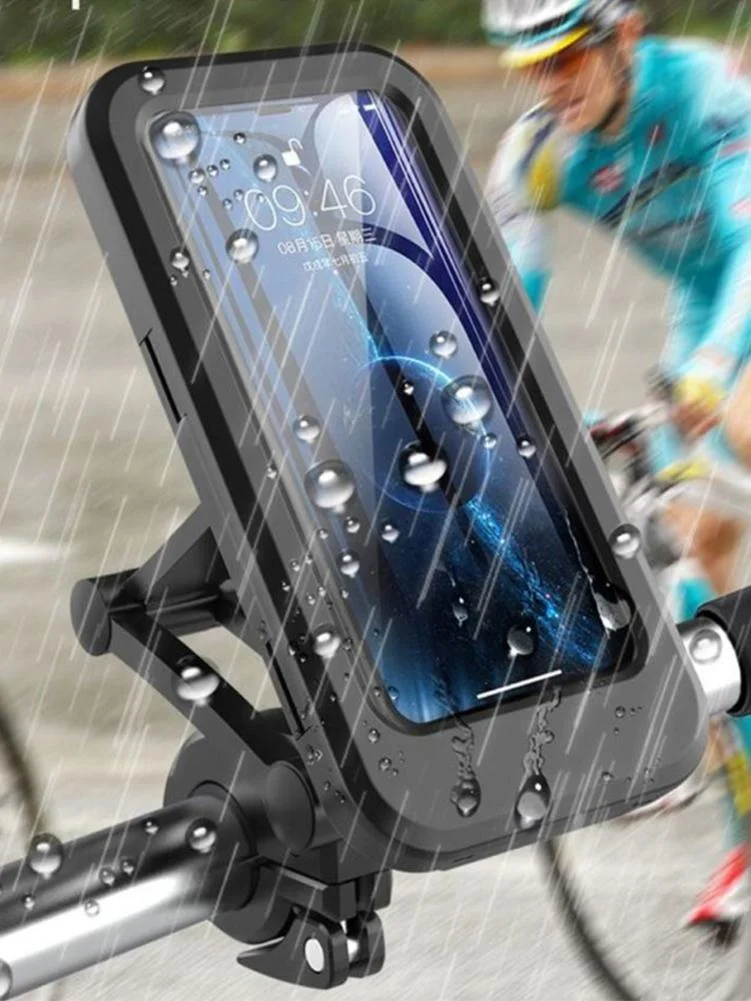 phone holder bike phone holders adjustable waterproof motorcycle case stand mobile support mount bracket phone holder bike free global shipping