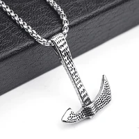 hip hop jewelry ax necklacependant vintage silver axe necklace charm for men gifts