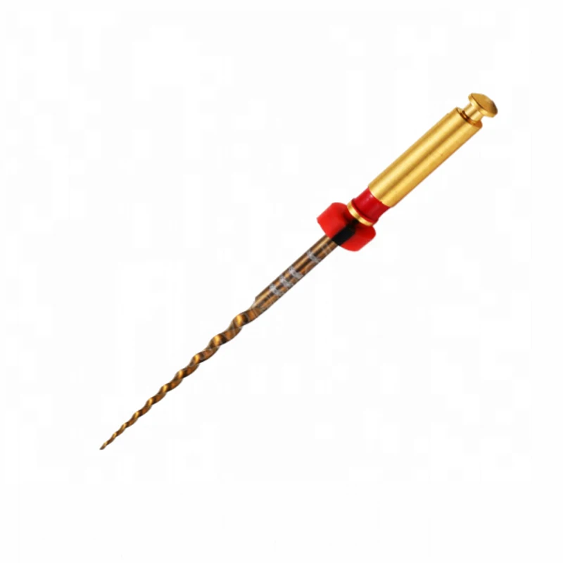 Стоматологические NITI Endo файлы Pro GOLD S1 фиолетовые двигатели F2 золотые