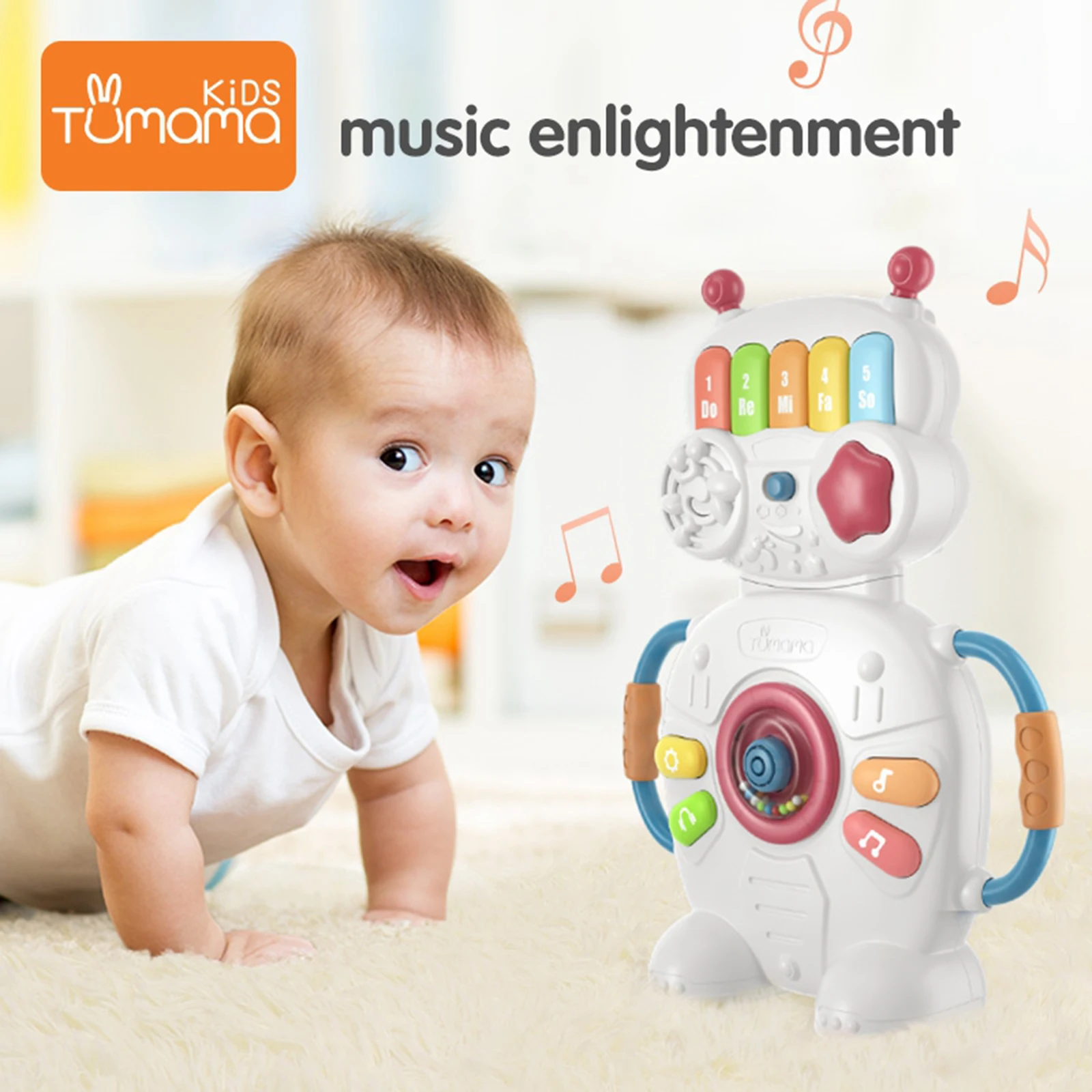 

Musical Toy Robot Piano Musical Instruments Toys Kids Early Educational Toys
