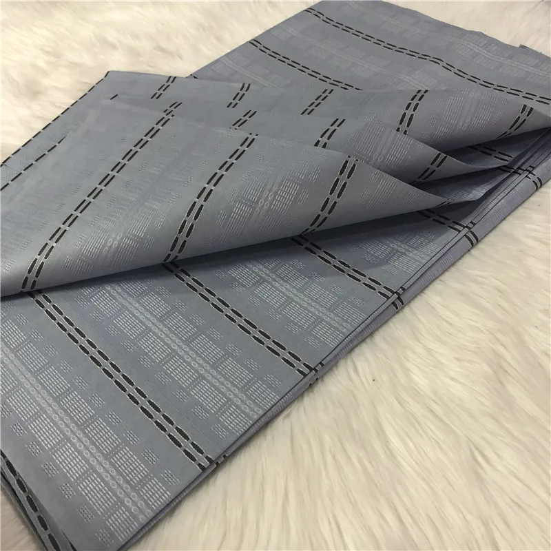 

Atiku Official Store African atiku fabric for man for garment 100% cotton Nigerian textile in 10 yards-J5