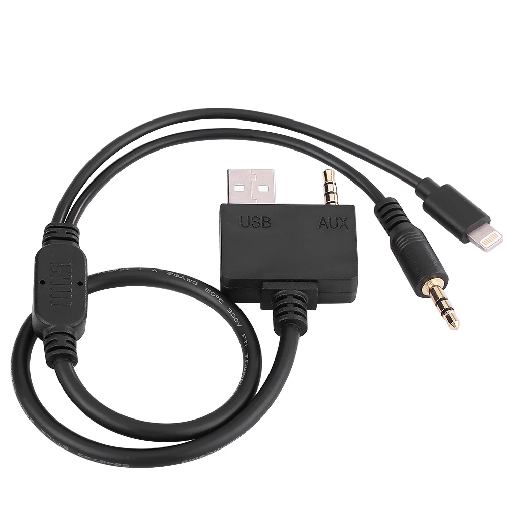 SOONHUA AUX автомобильный музыкальный интерфейс 8 контактный Lightning USB кабель Высокое
