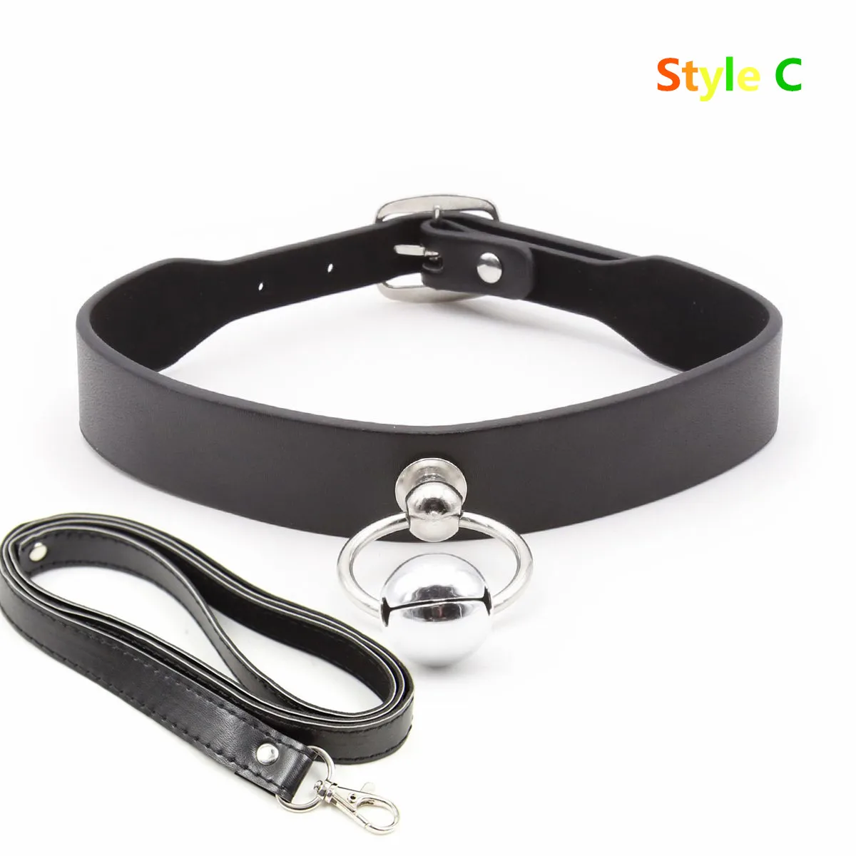 Эротический кожаный связывающий ошейник ремни с уплотнительным кольцом для БДСМ