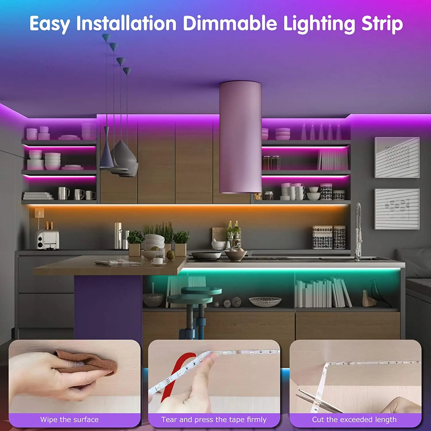 Умная Светодиодная лента Zigbee 5 м 12 В постоянного тока RGB CCT RGBW контроллер Smartthings 3 0