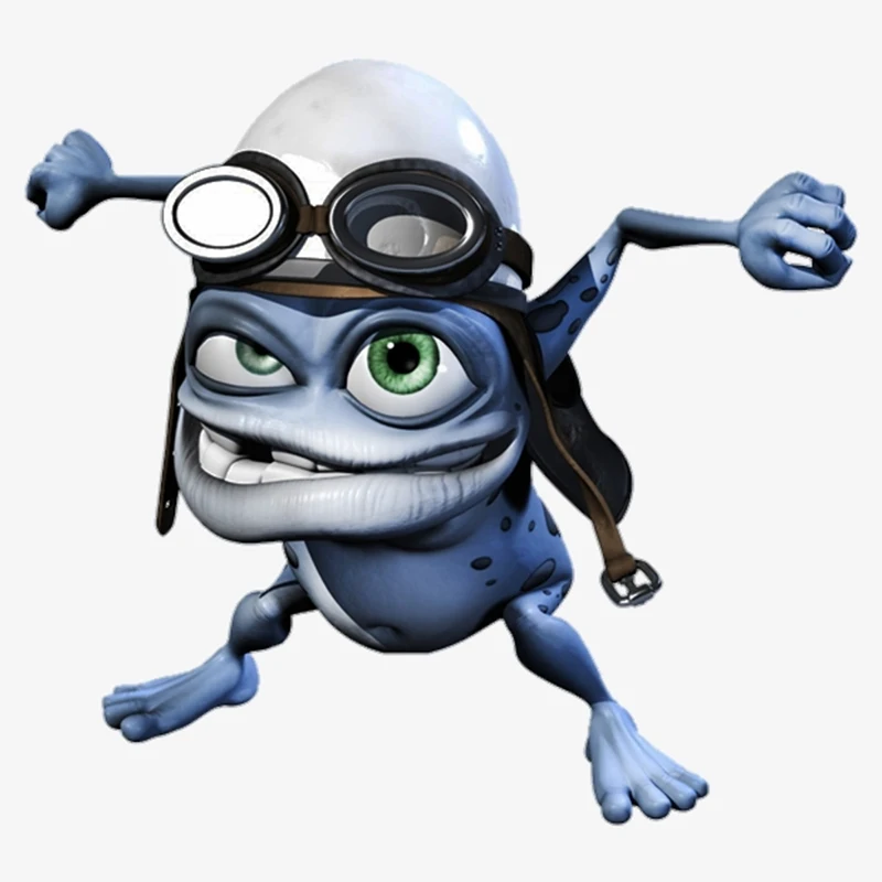 S50229 #13/15/17 см Индивидуальная ПВХ наклейка Crazy Frog Автомобильная на мотоцикл | Наклейки на автомобиль -1005002796421774
