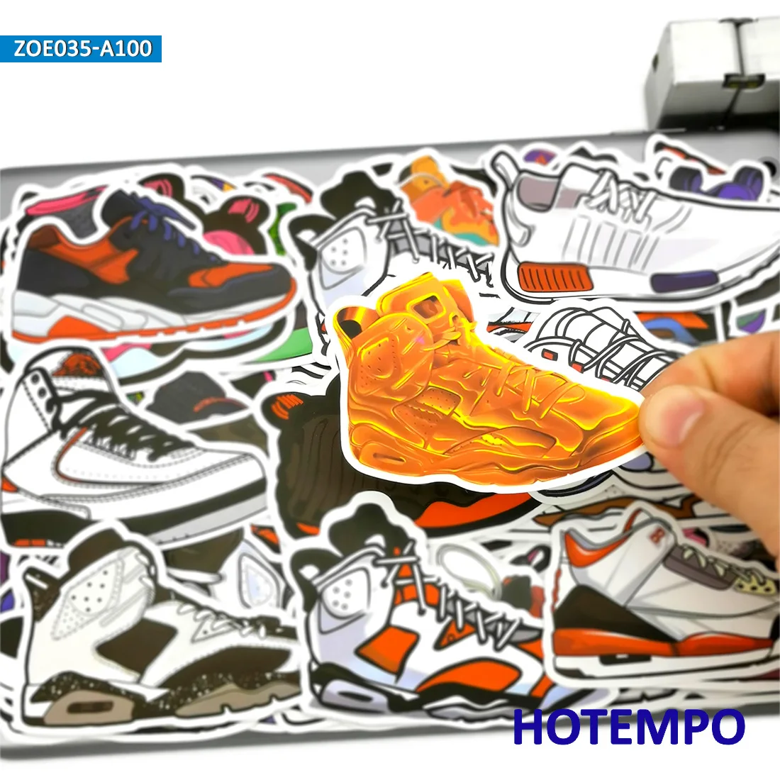 60 шт. Ретро баскетбольные тапки винтажные Tide Shoe стикер s для мобильного телефона ноутбука багаж Pad чехол скейтборд велосипед стиль стикер