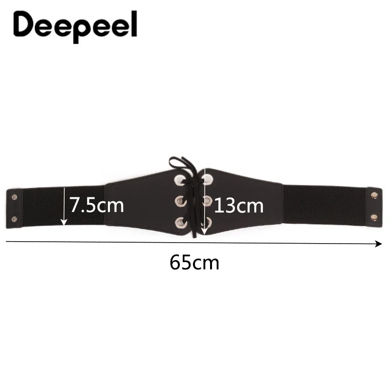 Deepeel 1 шт. 65 см искусственная кожа Эластичная лента широкие пояса Женская рубашка