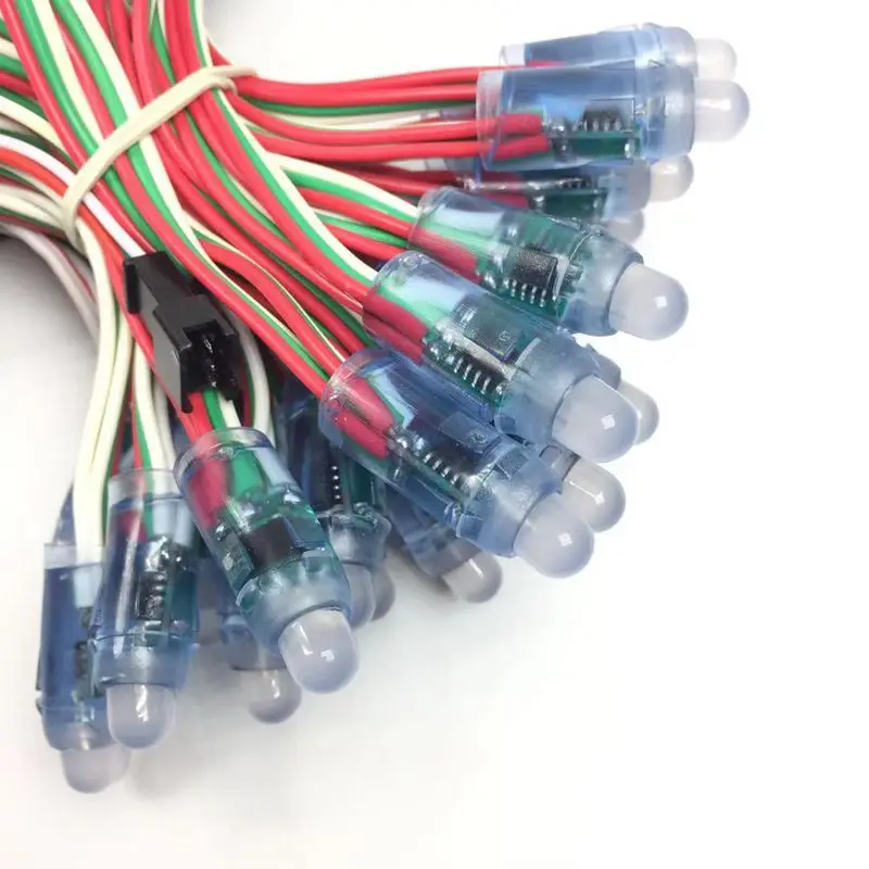 Полноцветный светодиодный пиксельный световой модуль WS2811 12 мм 500 шт. постоянный