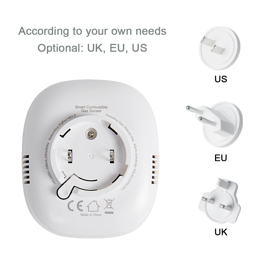 {SUMRINGFREE2 $10-$2} HA1.2 Zigbee Детектор Газа устройство безопасности сигнализация для кухни