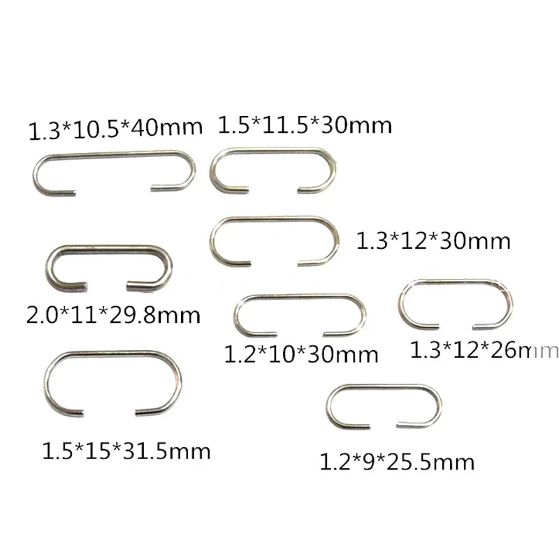 Gancho divisor de habitaci&oacute;n en forma de C, ganchos de conexi&oacute;n de pantalla de acero inoxidable de 200x10x40mm, gancho de cortina de cuentas, ganchos decorativos para el hogar, 1,8 piezas-3