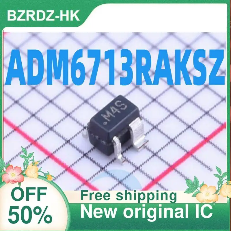 

1-20PCS ADM6713RAKSZ-REEL7 Screen Printed M4S Power IC Chip SC-70 New Import