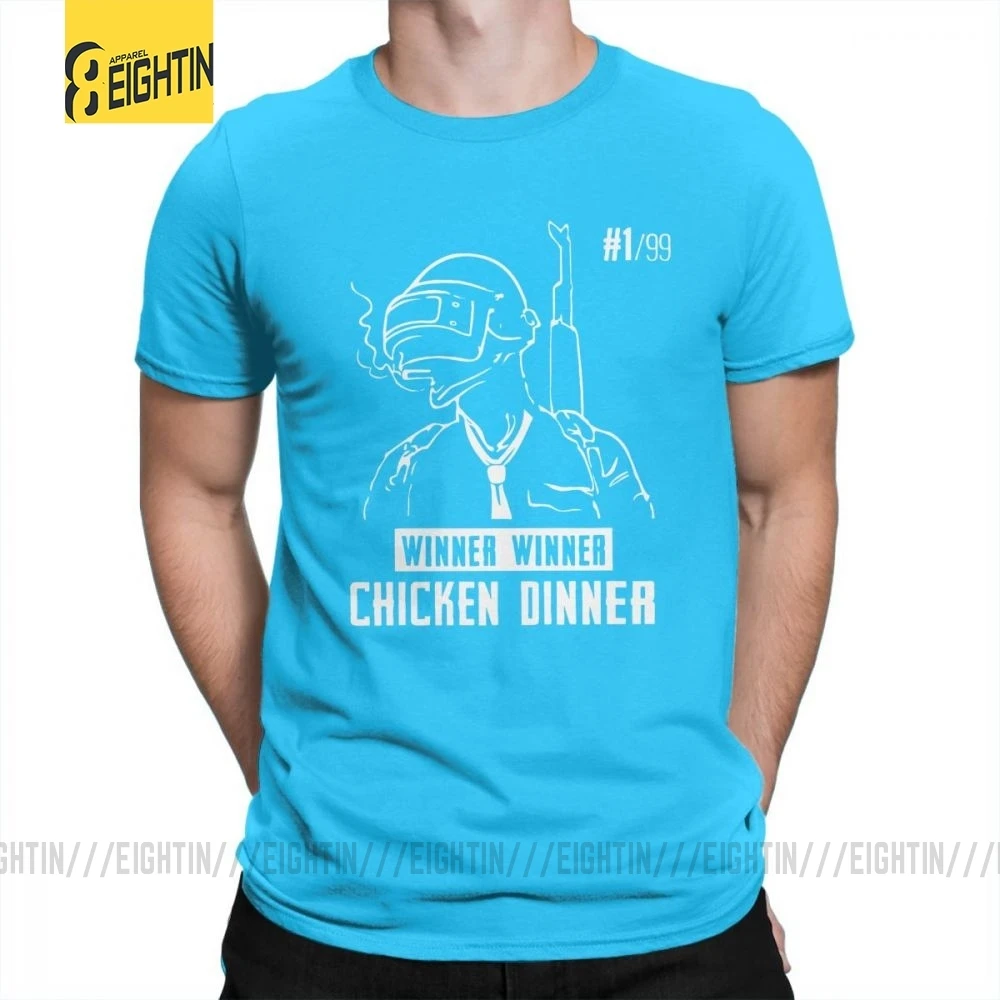 Medium Blue Футболка Pubg Playerunknown's Battlegrounds, хлопок, хипстер, высокое качество, одежда, футболки для подростков, короткий рукав, вырез лодочкой, футболка - Цвет: Medium Blue