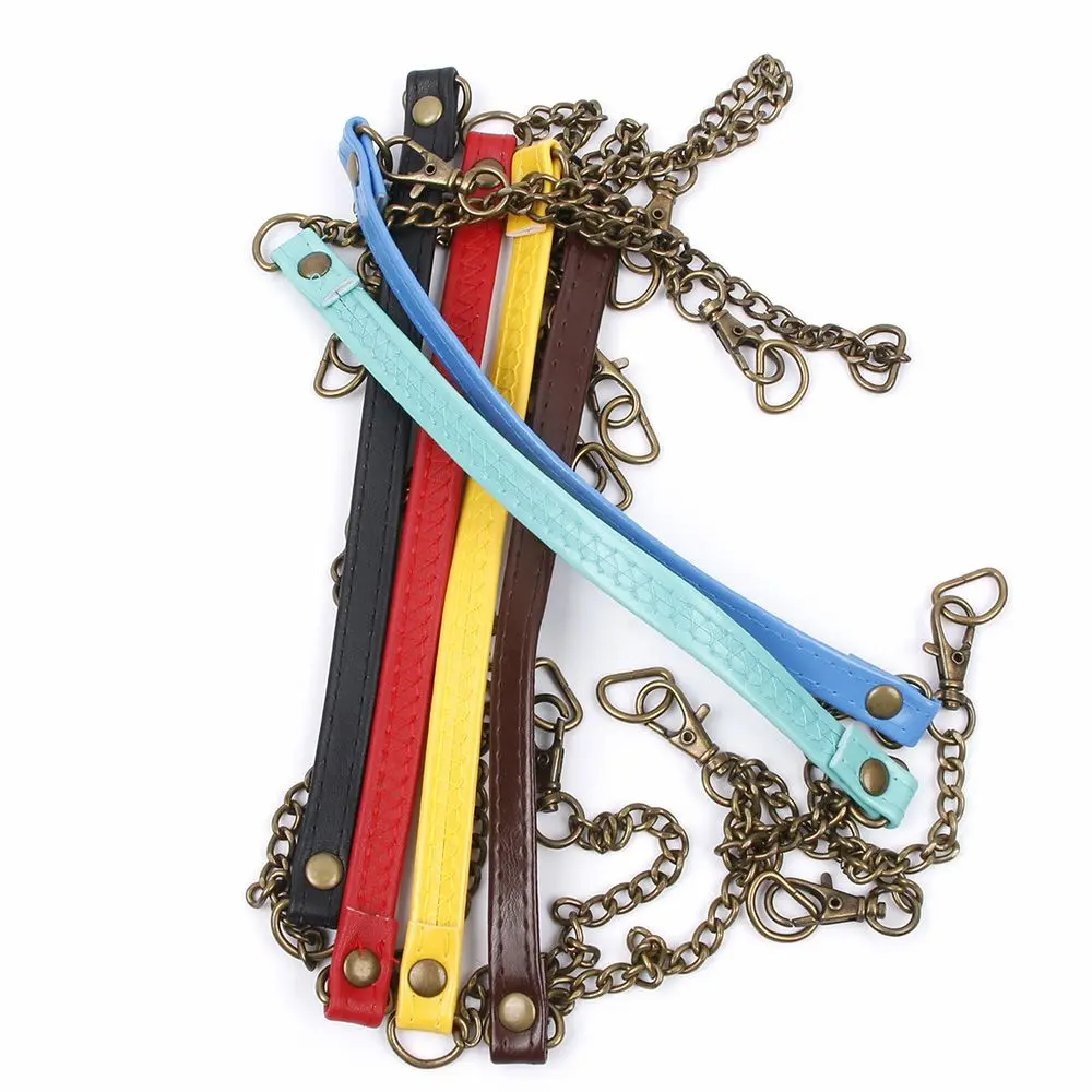 Модный кожаный кошелек на цепочке дамская сумочка ремне через плечо Сменные