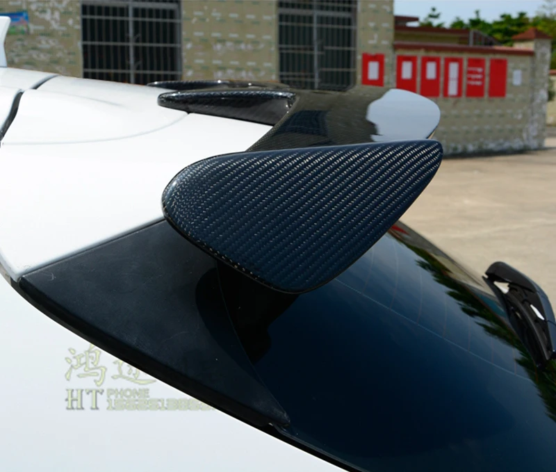 Задний спойлер для багажника отделка крыла из углеродного волокна Стайлинг