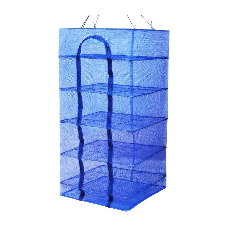 Складной сеть ловушка для рыбы анти fly клетка сушки сушеные овощи дома овощей