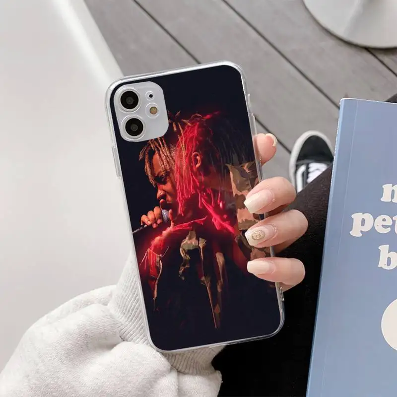 

Juice WRLD Phone Case For Iphone11 12 Pro Max SE 2020 6s 7 8 Plus X Xs Max Xr Transparent Soft Silicone Cover