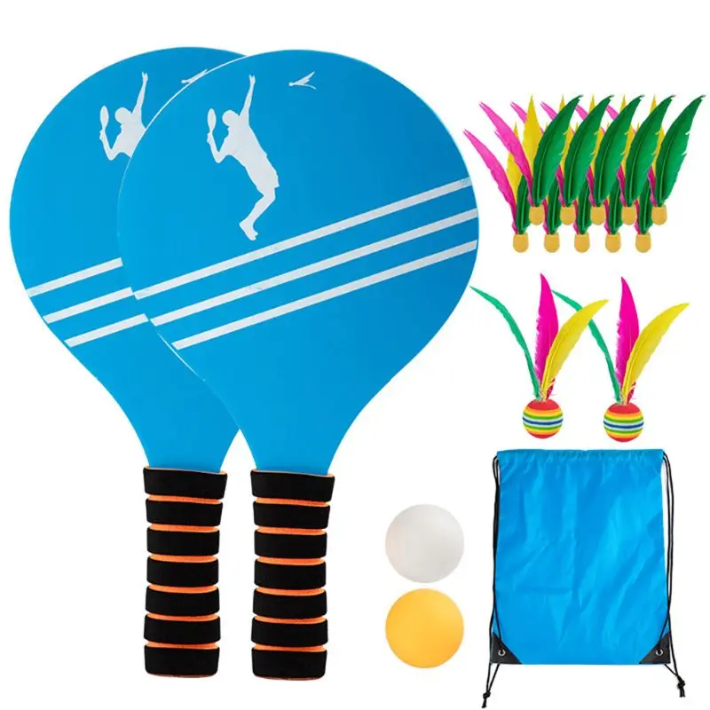 

Cricket Bat and Ball for Kids Paddle Ball Set Family Entertainment Badminton
