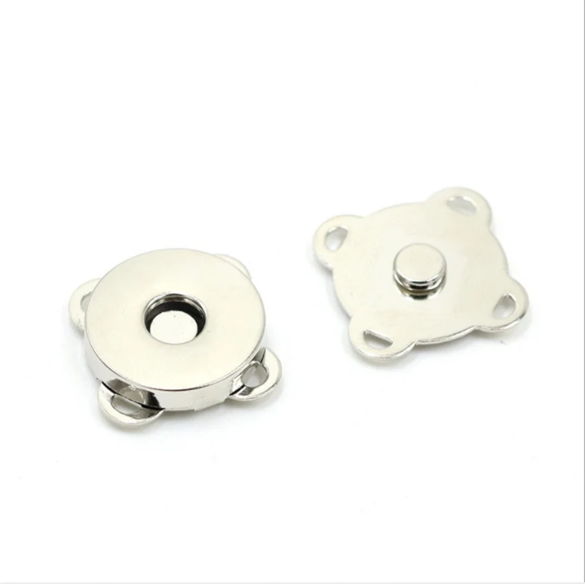 Бесплатная доставка 5 комплектов квадратные металлические пуговицы магнитные