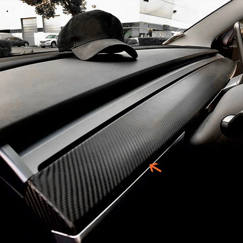 Стикер для салона автомобиля 2 шт. Набор стикеров приборной панели из углеродного