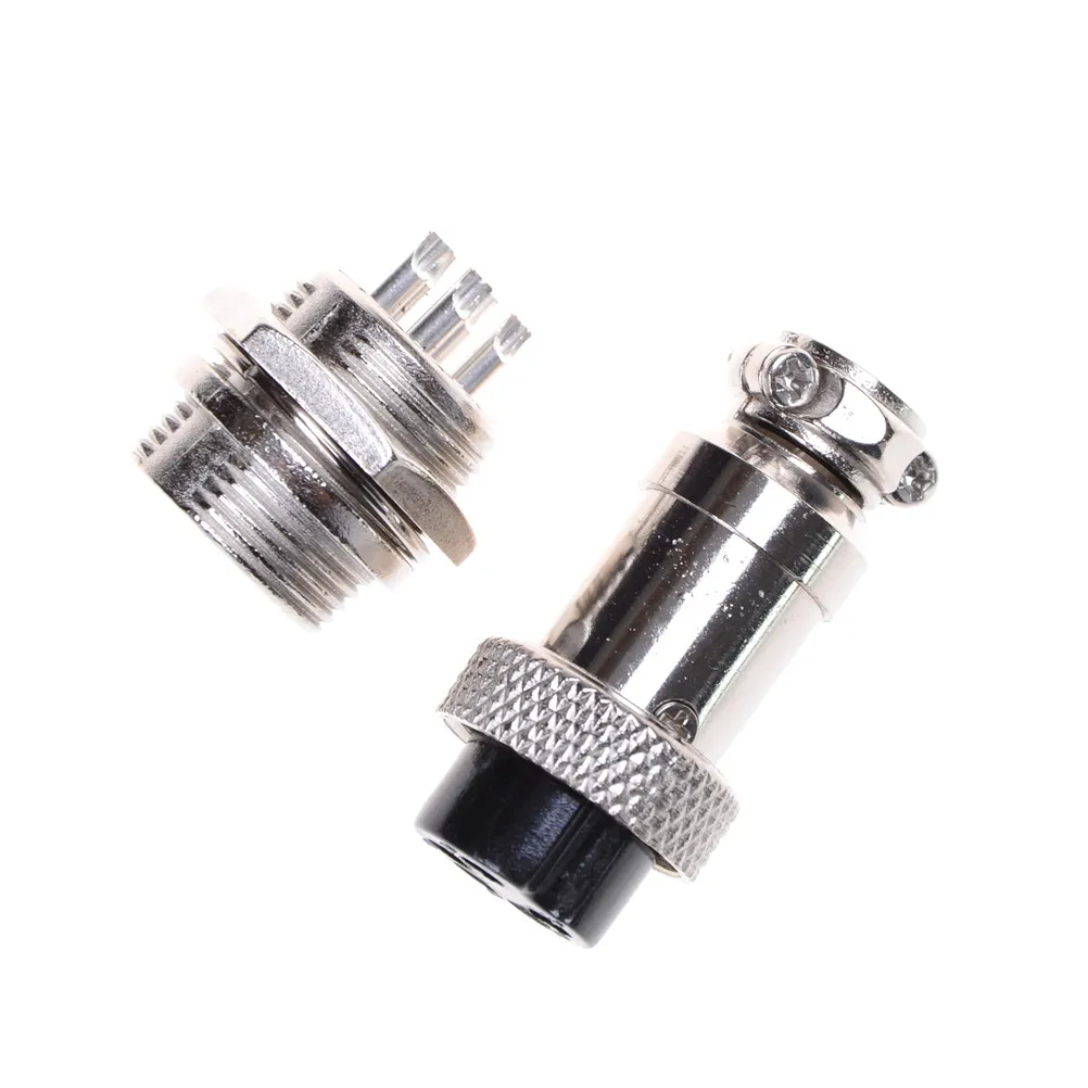 1 пара GX16 2/3 // 5/6/7/8 Pin 16 мм Штекерный и гнездовой панельный соединитель Круглый