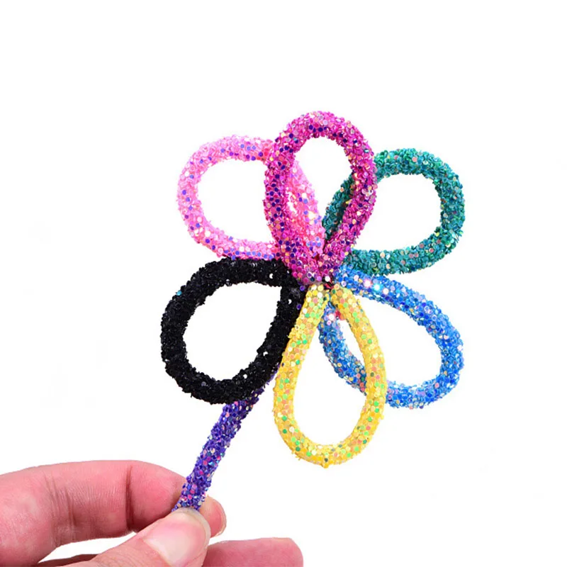 Труба-шнур из смолы с блестками для шитья одежды ювелирные изделия рукоделия