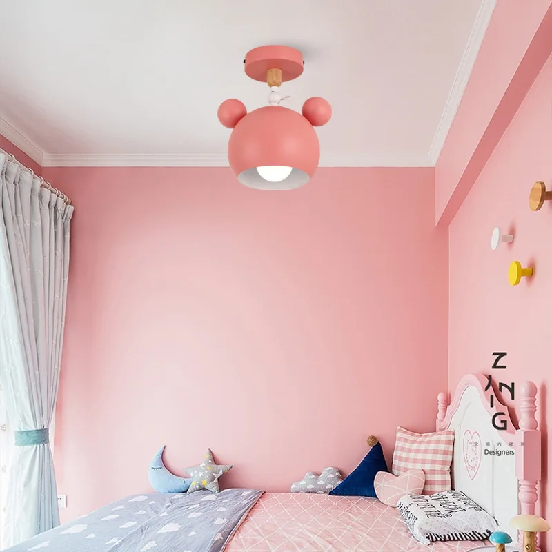 $24.50 Modern Children Ceiling Lamp Home Decoration Led Lamp Salon Lights for Room Loft Kids Room Girl Bedroom Indoor Lighting 220V