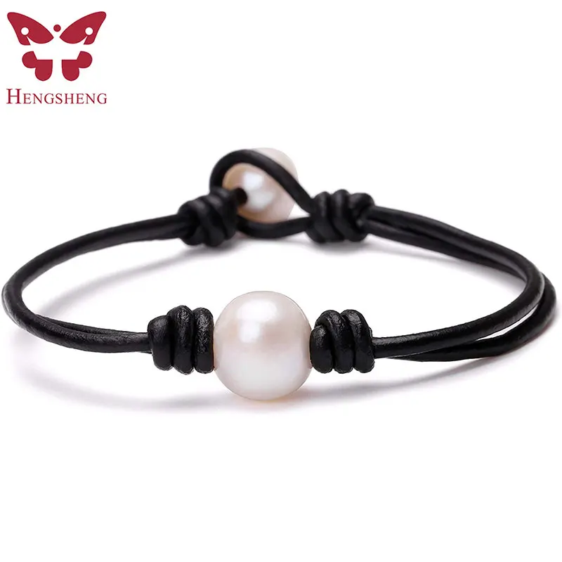 Новое прибытие культивированный пресноводный жемчуг браслет ручной работы