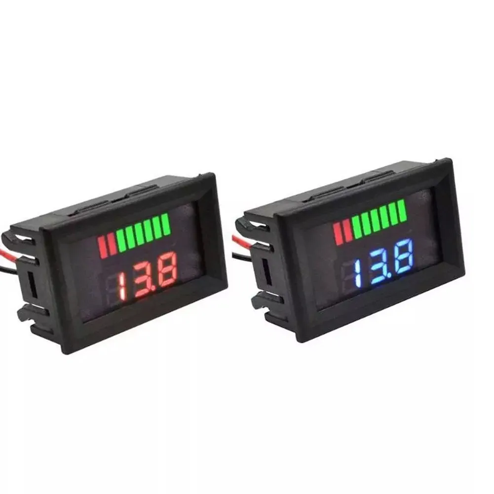 

Assembly Voltmeter Digital Electric Car Handlebar Mount Inspection LED