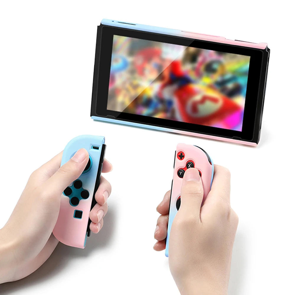 Милый цветной чехол для Nintendo Switch NS защитный Внешний из поликарбоната съемный