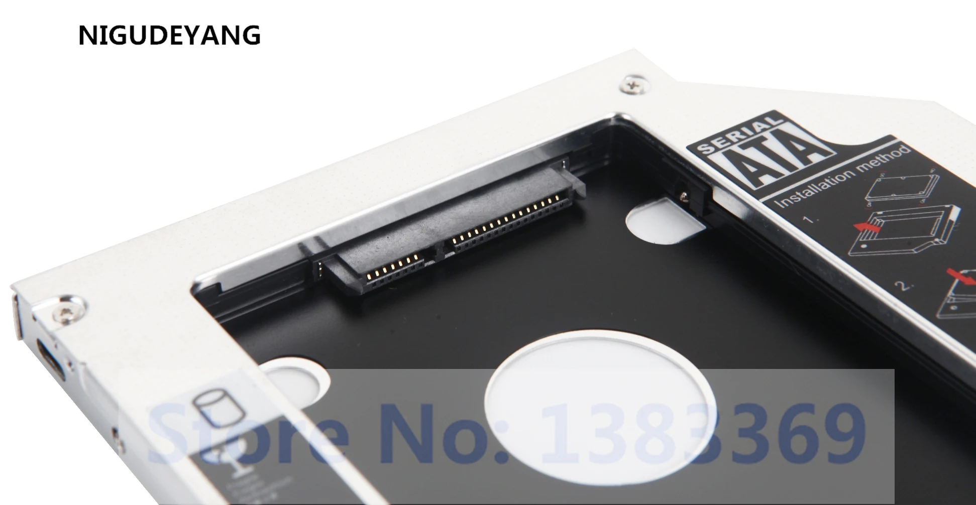 NIGUDEYANG 2nd SATA HD HDD SSD Оптический отсек Caddy адаптер рамка для Dell Inspiron 14 3442 15R 5521 5537