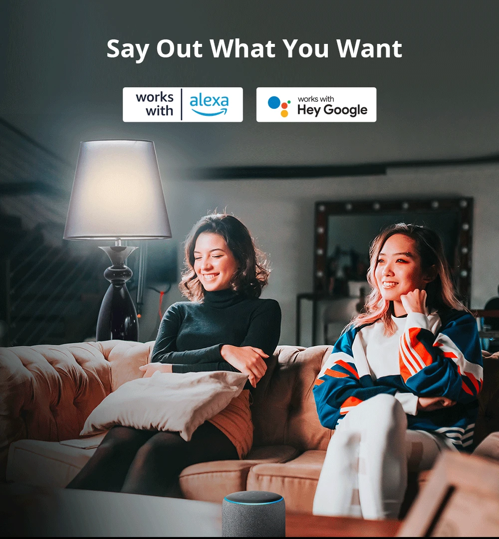 SONOFF B02-B-A60/ B05-BL-A60 WiFi Умная светодиодная лампа E27 RGB Лампы с регулируемой яркостью 9