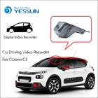 YESSUN для Citroen C3 автомобильный передний видеорегистратор CAM  DVR видеорегистратор вождения-для iPhone Android APP управление функцией