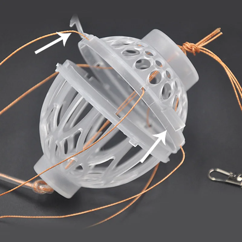 1Pcs Explosion Hook Fishing Hooks Set Outdoor Baits Cage Basket Feeder Holder Fishhook Anzol Tackle Carp Accessories Tools