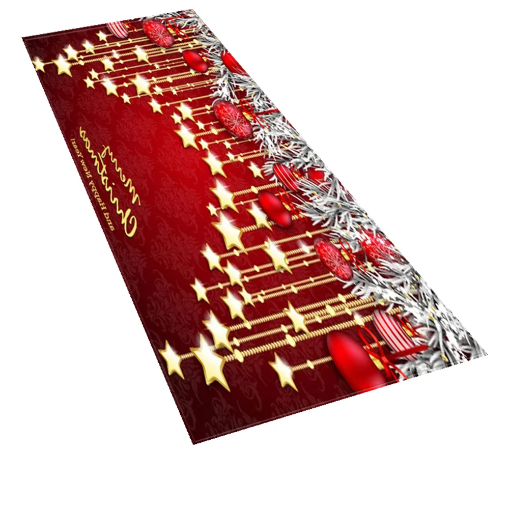 Рождественский кухонный коврик ковер для гостиной с принтом входной двери