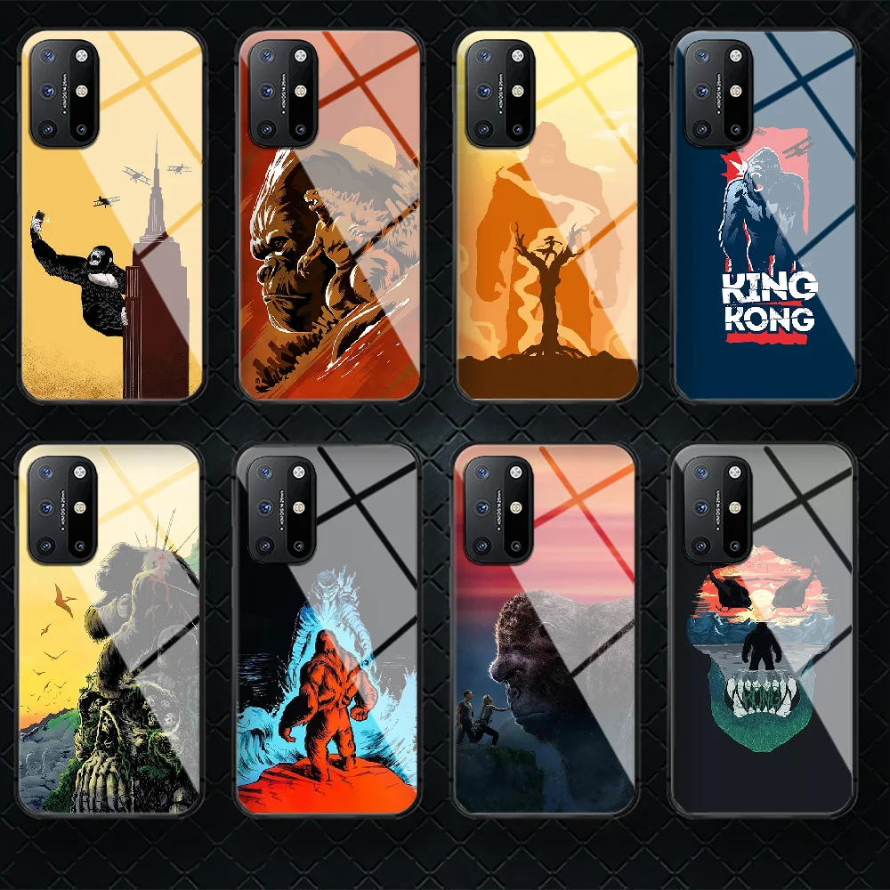 

Gorilla Kings Kong Tempered Glass Phone Case Cover For Oneplus Oppo Realme A53 Find X 2 3 5 6 7 8 9 T Pro Nord Gt Neo Coque